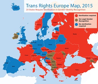 Trans Rights Map 2015